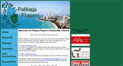 Desktop Screenshot of pattayaplayers.org